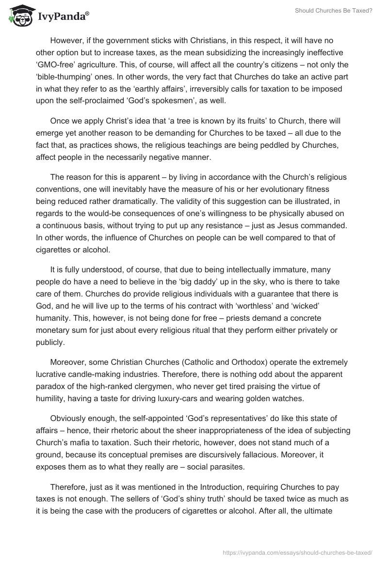 Should Churches Be Taxed?. Page 3
