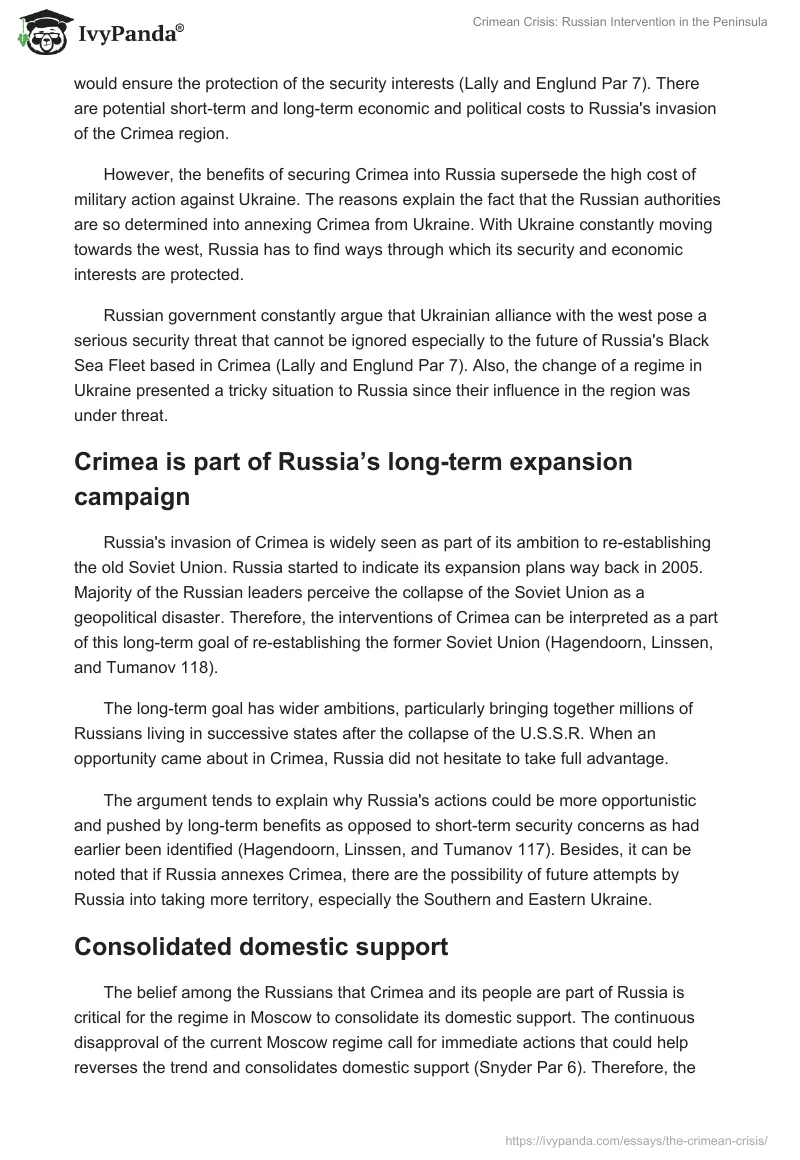 Crimean Crisis: Russian Intervention in the Peninsula. Page 5
