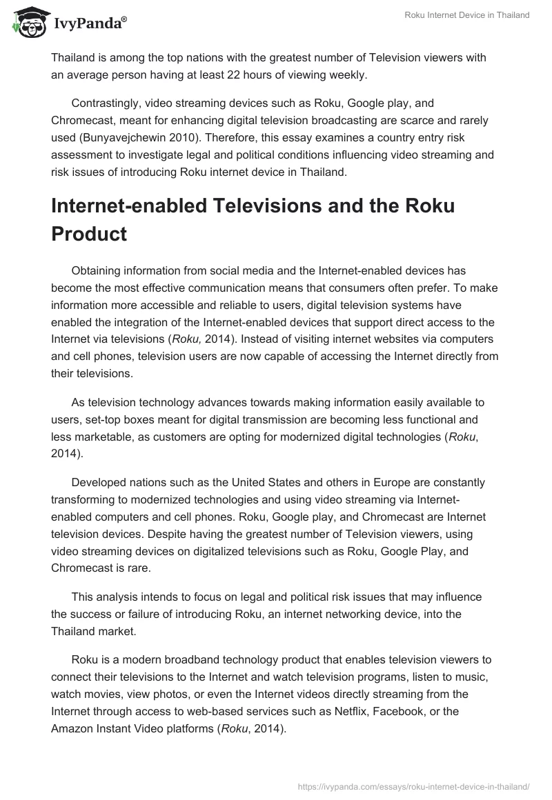 Roku Internet Device in Thailand. Page 2
