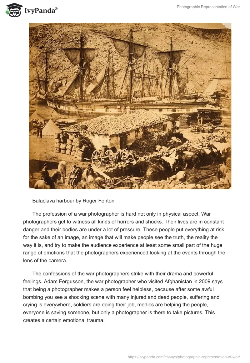 Photographic Representation of War. Page 3