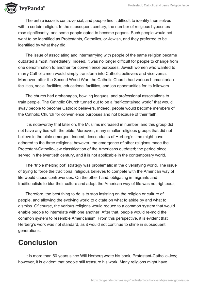 Protestant, Catholic and Jews Religion Issue. Page 5