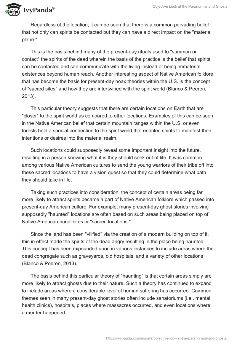 Objective Look at the Paranormal and Ghosts. Page 4