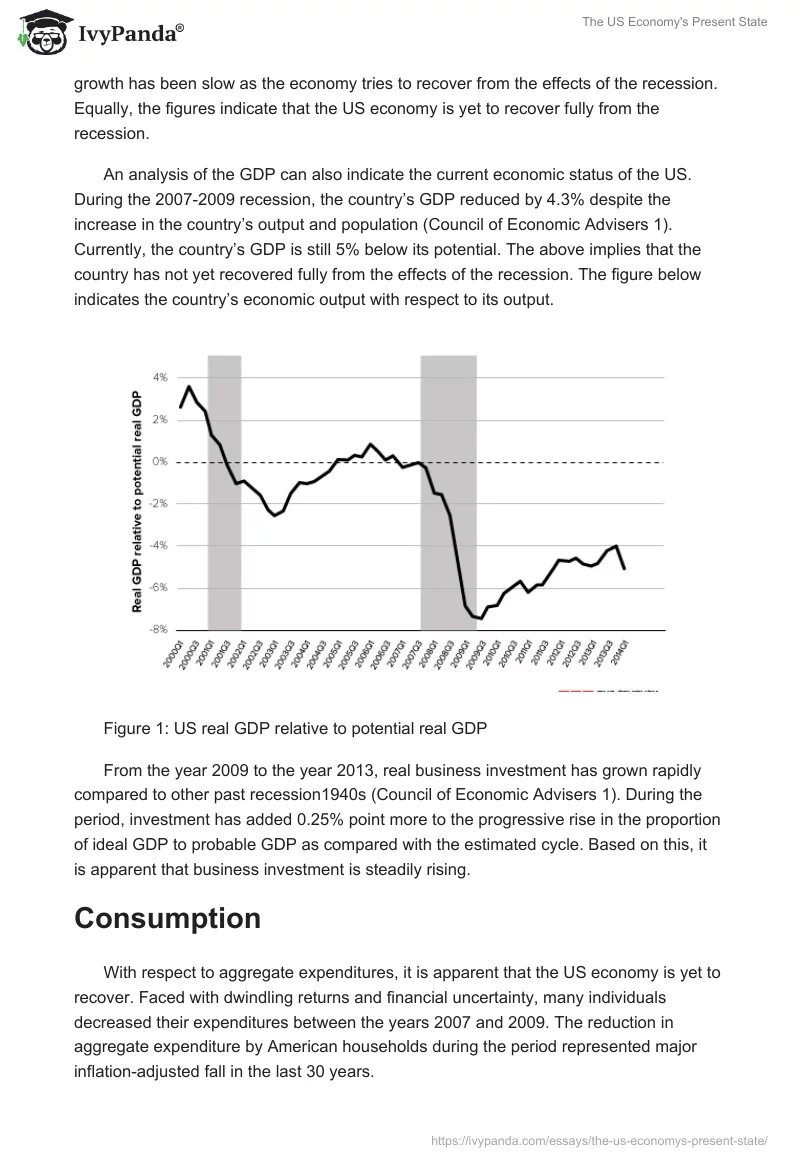 The US Economy's Present State. Page 3