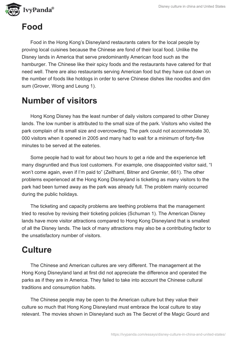 Disney Culture in China and United States. Page 2