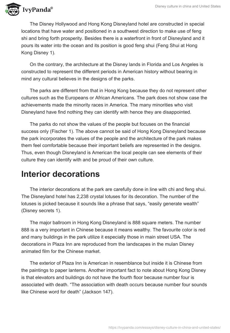 Disney Culture in China and United States. Page 4