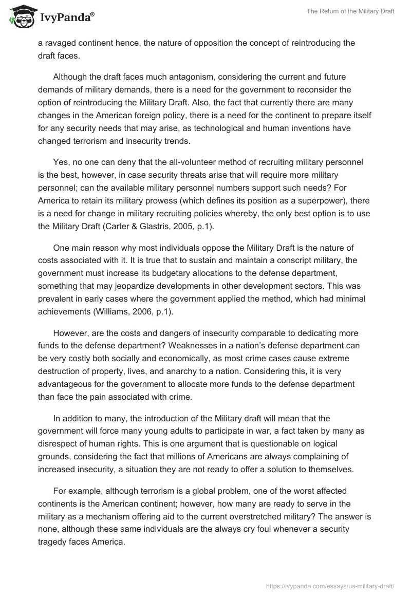 The Return of the Military Draft. Page 2