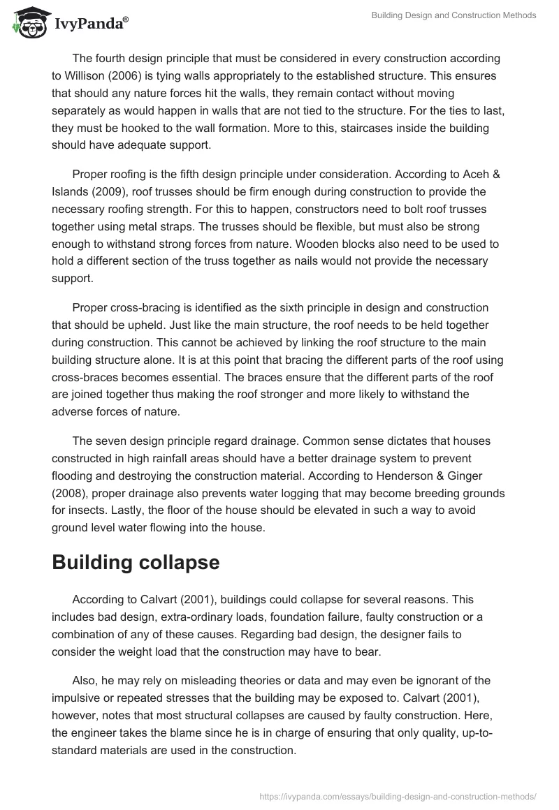 Building Design and Construction Methods. Page 3