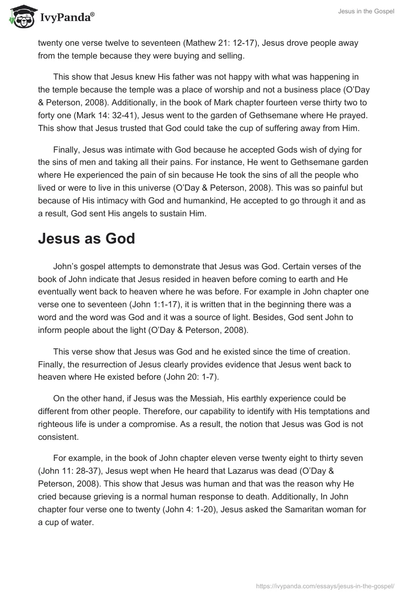 Jesus in the Gospel. Page 5