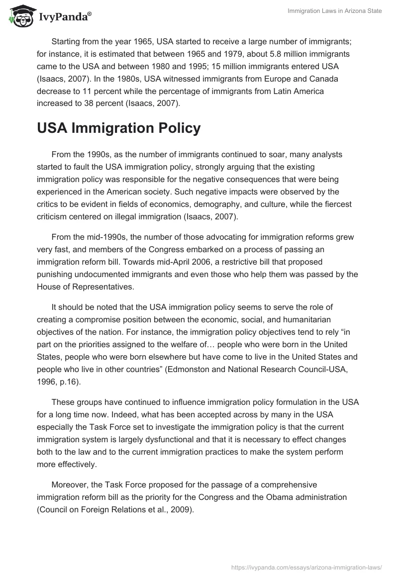 Immigration Laws in Arizona State. Page 3