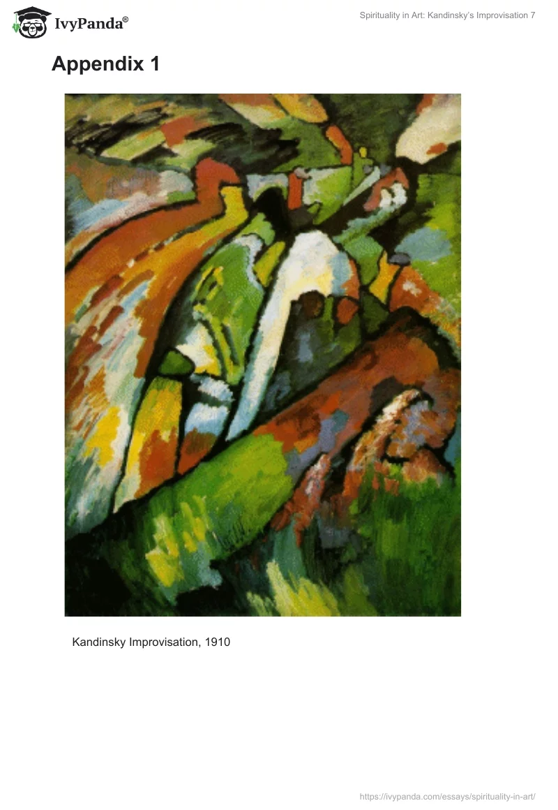 Spirituality in Art: Kandinsky’s "Improvisation 7". Page 3