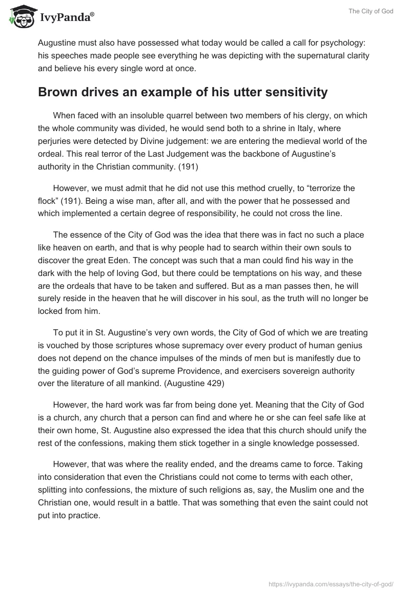 The City of God. Page 5
