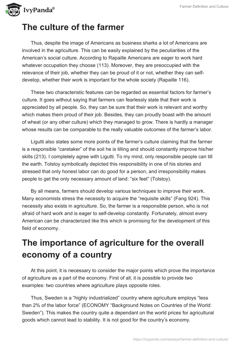 Farmer Definition and Culture. Page 3
