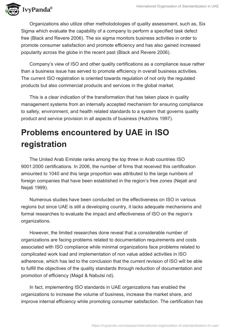 International Organization of Standardization in UAE. Page 2