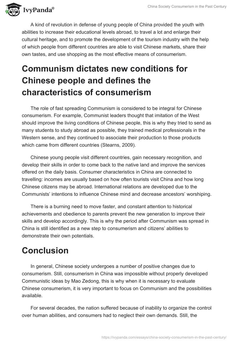 China Society Consumerism in the Past Century. Page 4
