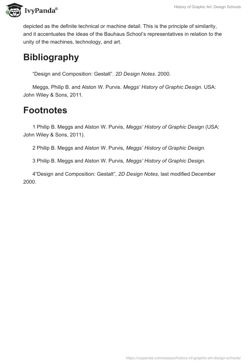 History of Graphic Art: Design Schools. Page 3