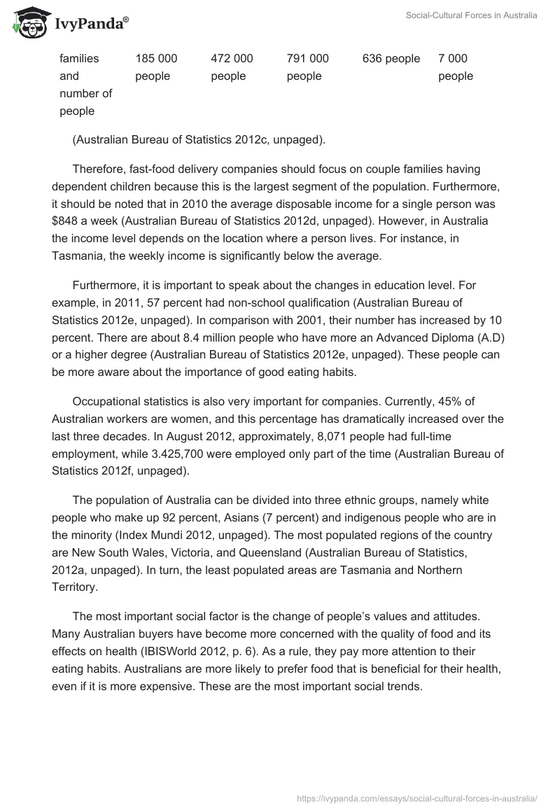 Social-Cultural Forces in Australia. Page 2