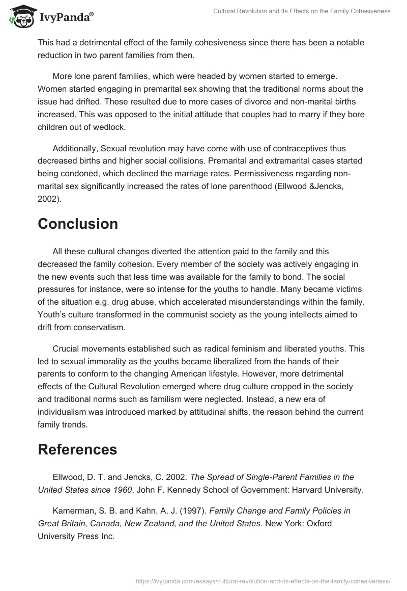 Cultural Revolution and Its Effects on the Family Cohesiveness. Page 4