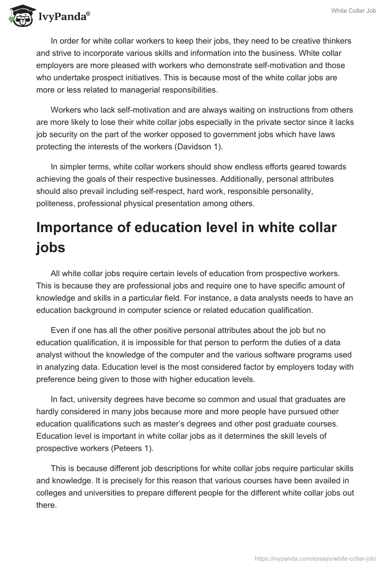 White Collar Job. Page 3