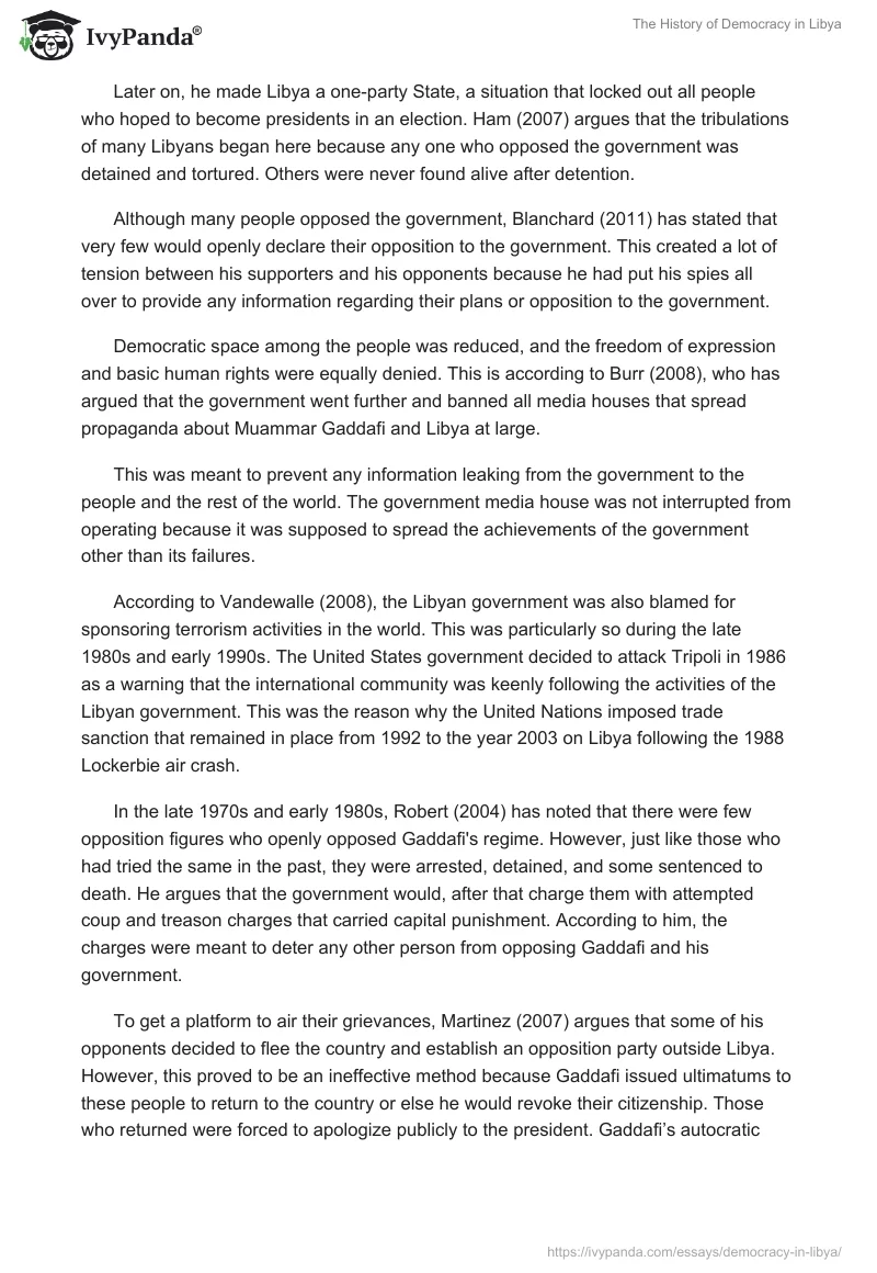 The History of Democracy in Libya. Page 4