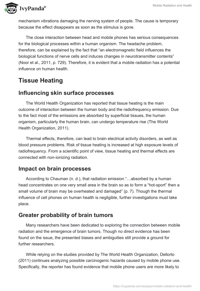 Mobile Radiation and Health. Page 3