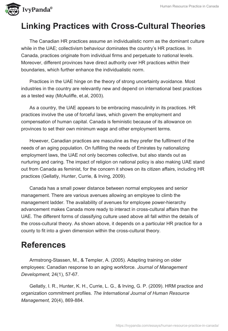 Human Resource Practice in Canada. Page 2