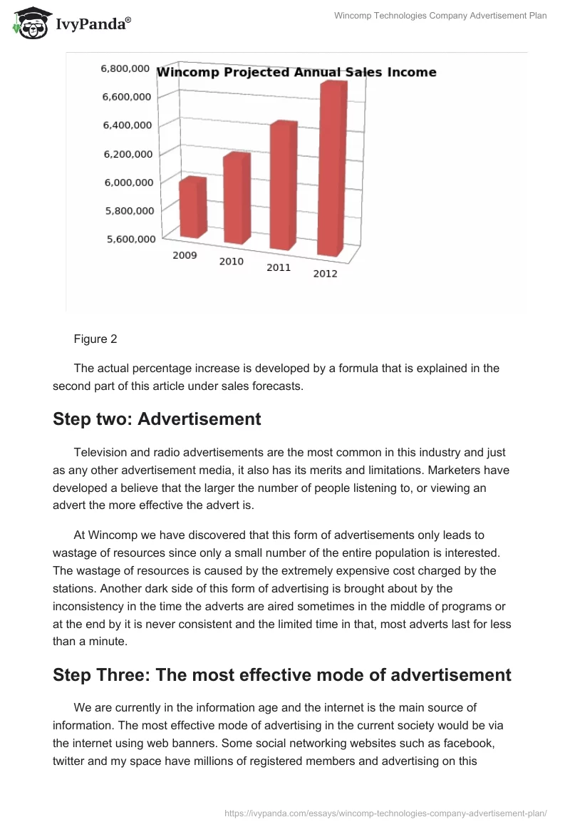 Wincomp Technologies Company Advertisement Plan. Page 3