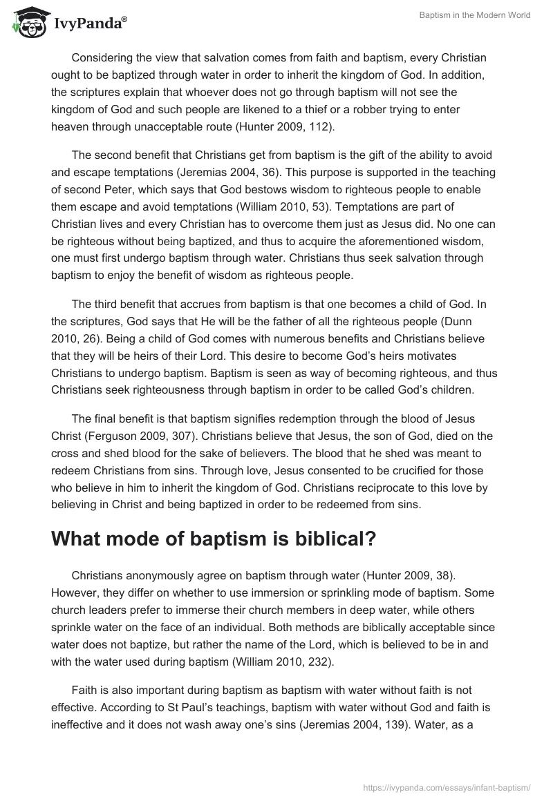 Baptism in the Modern World. Page 4