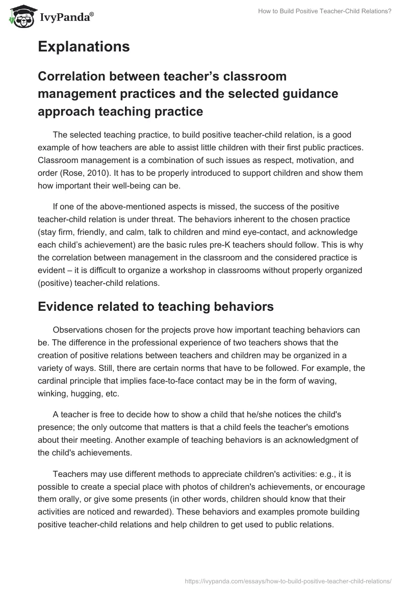 How to Build Positive Teacher-Child Relations?. Page 3