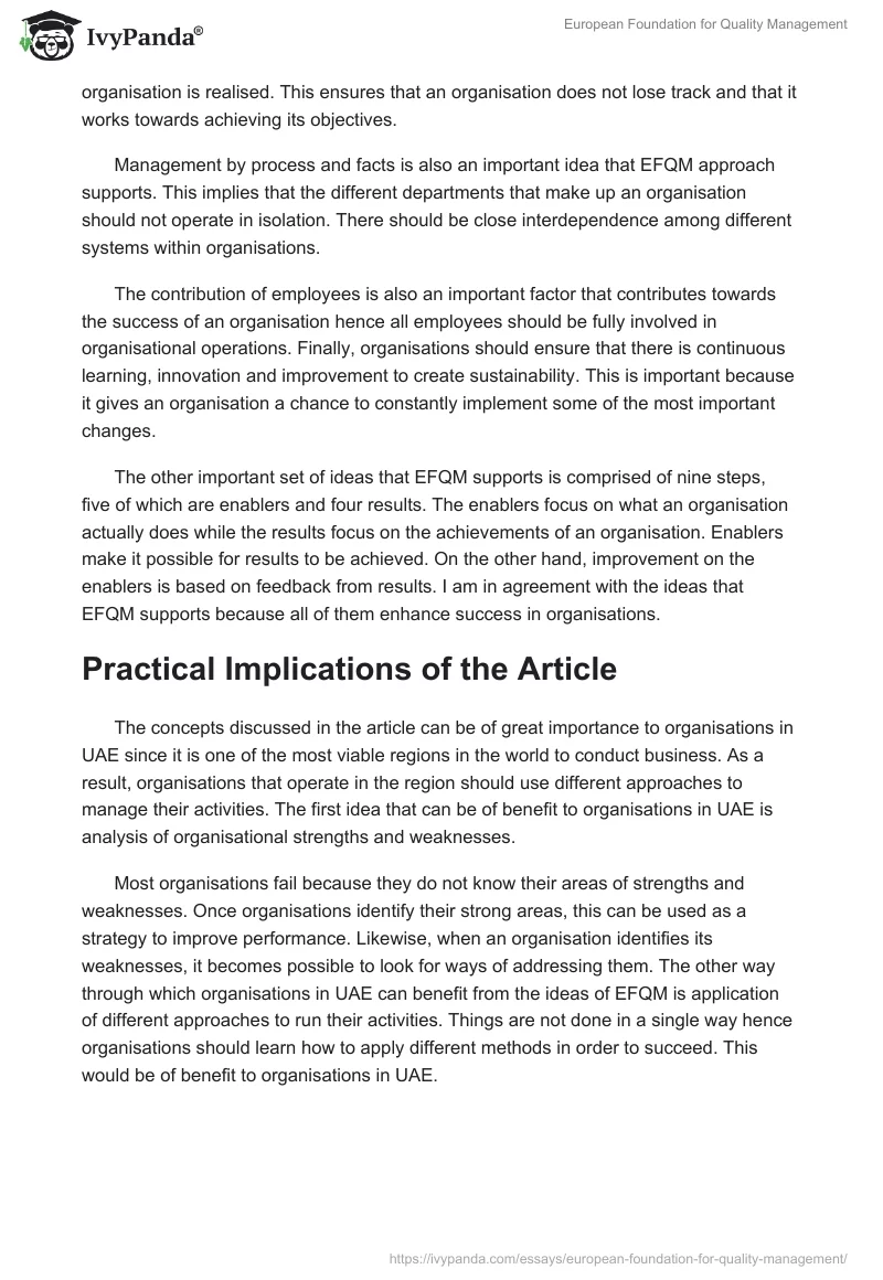 European Foundation for Quality Management. Page 2