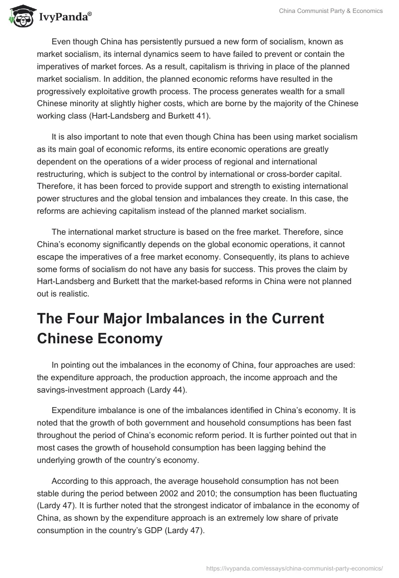 China Communist Party & Economics. Page 2