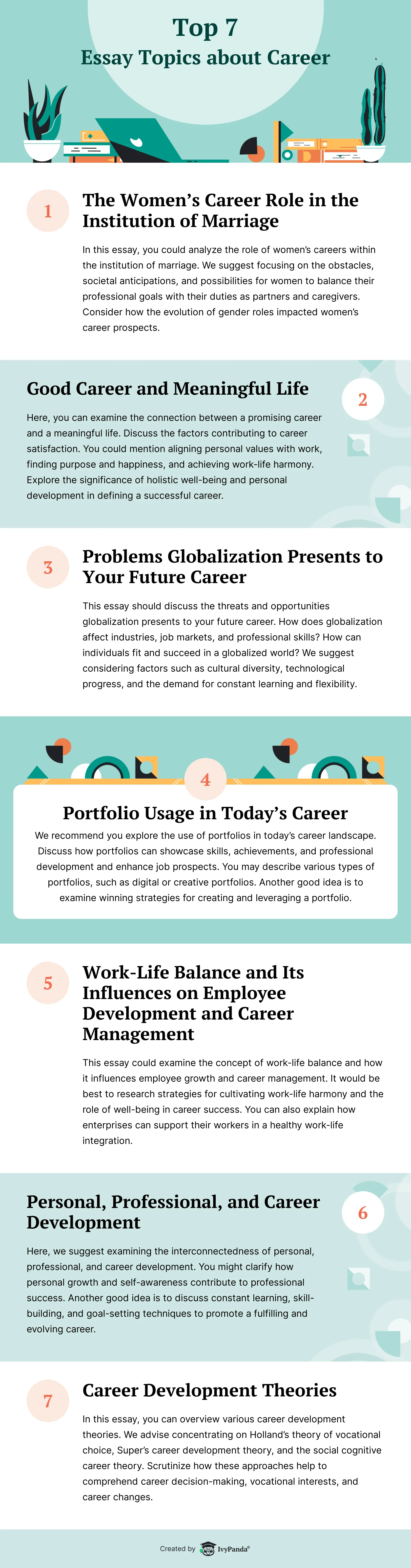 essay topic career