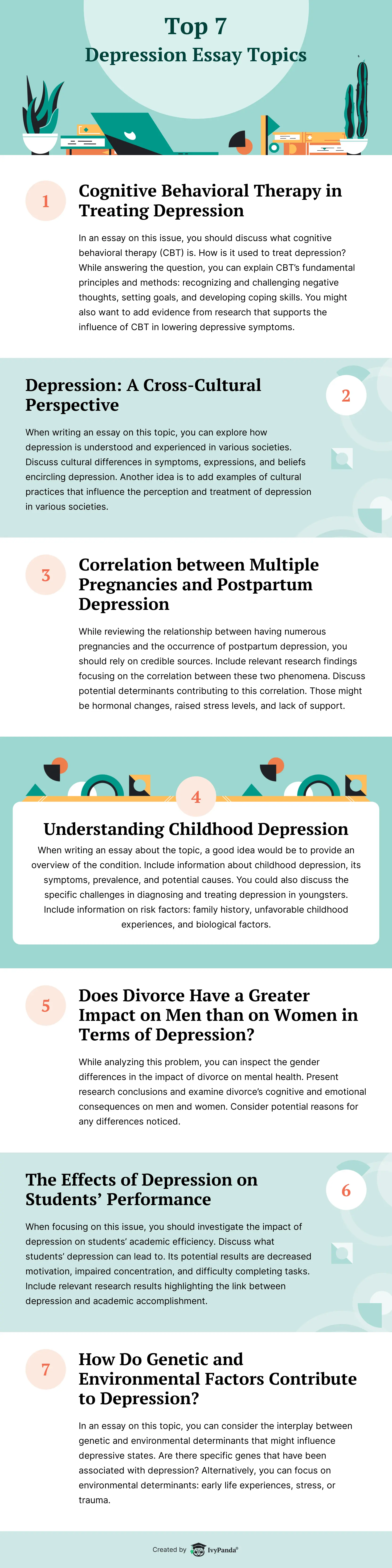 titles for essays about depression