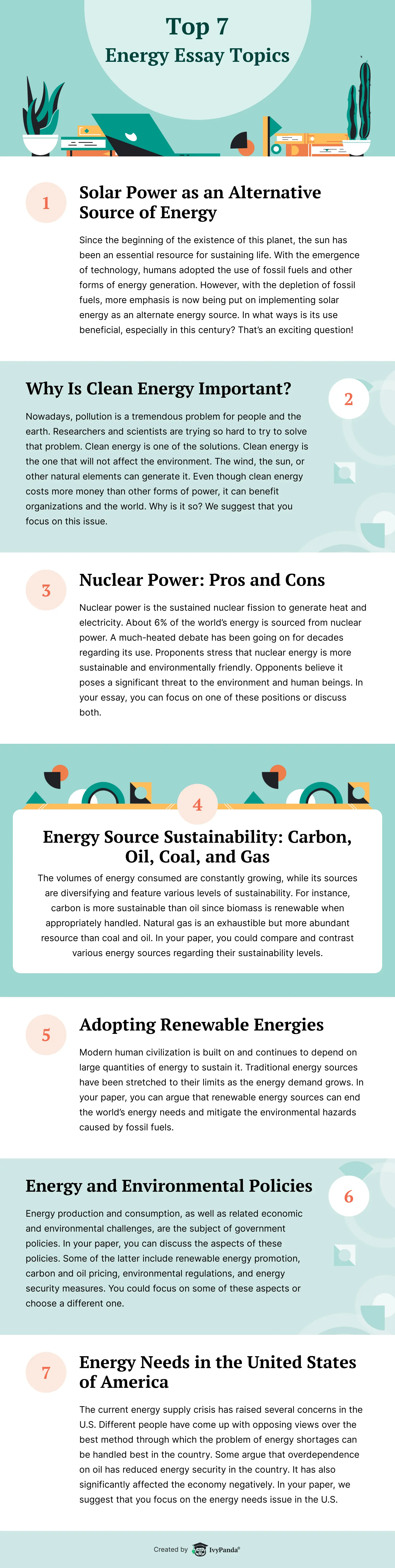 456 Energy Essay Topics to Write about & Examples | IvyPanda®