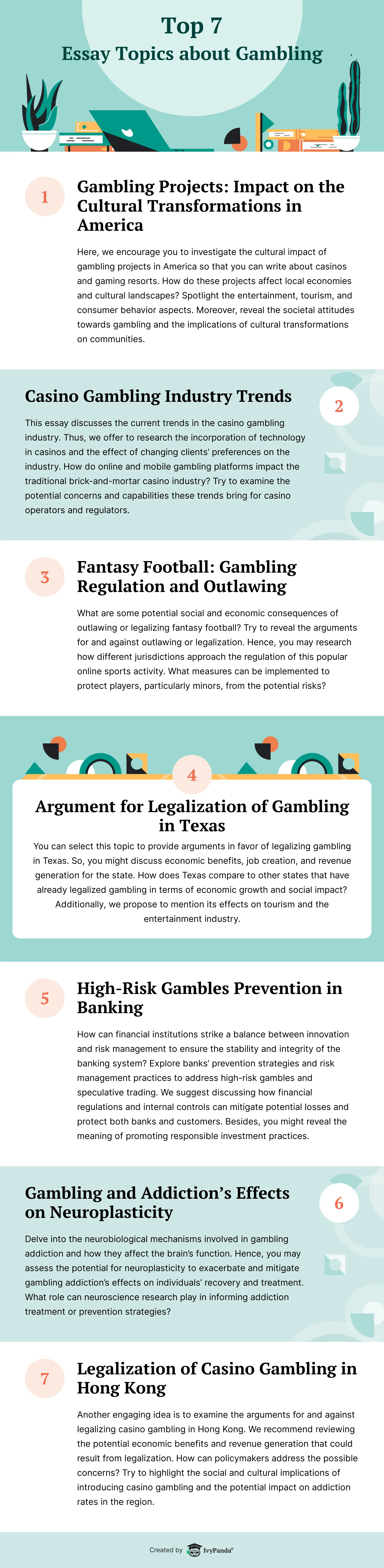 essay topics about online gambling