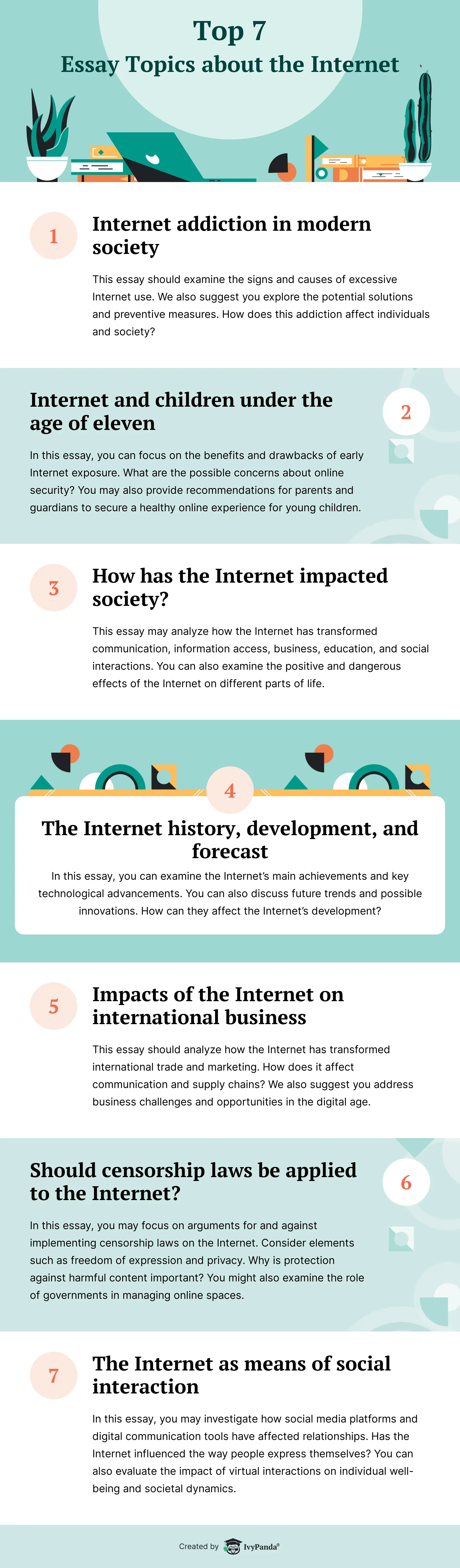 essay topics about internet