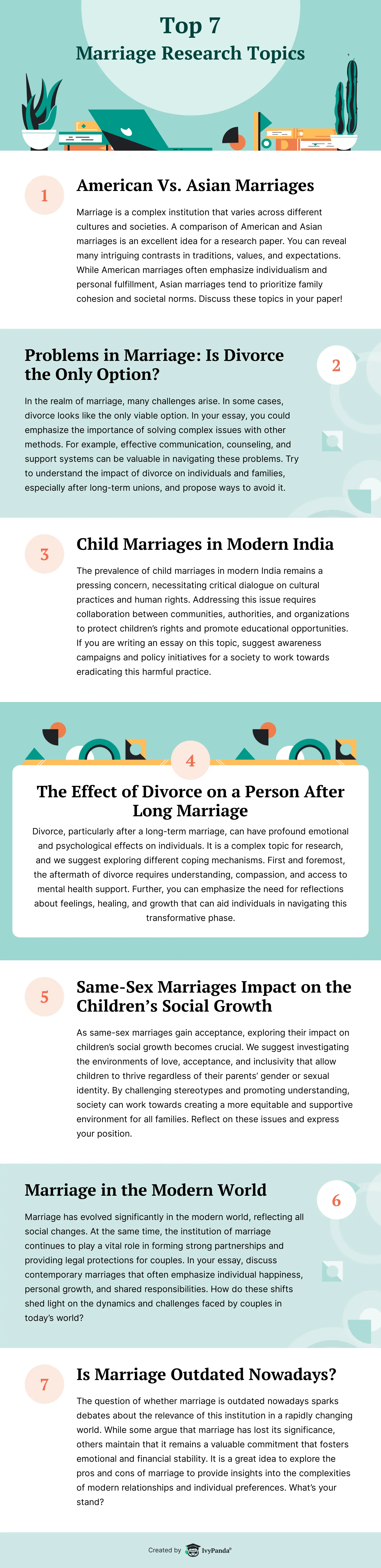 research topics about marriage