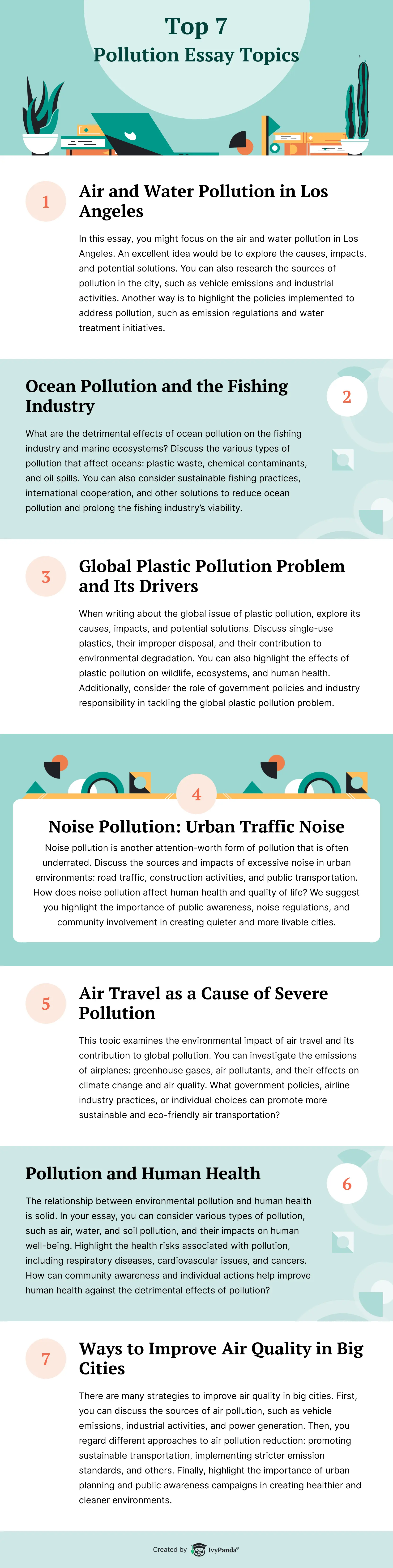 good titles for essays about pollution