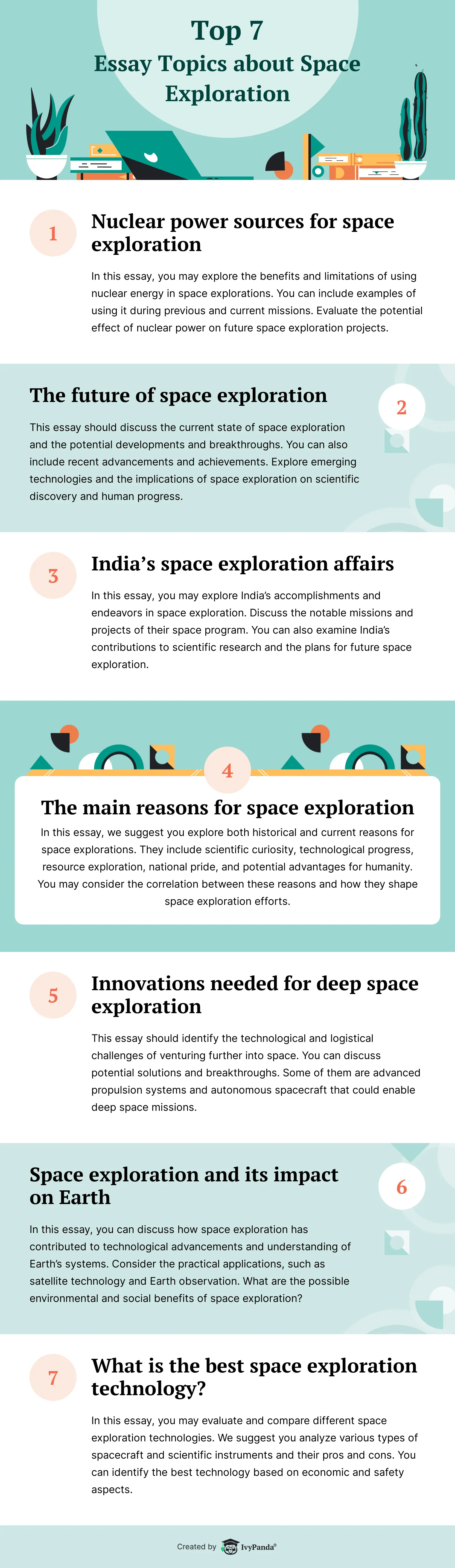 essay topics on space exploration