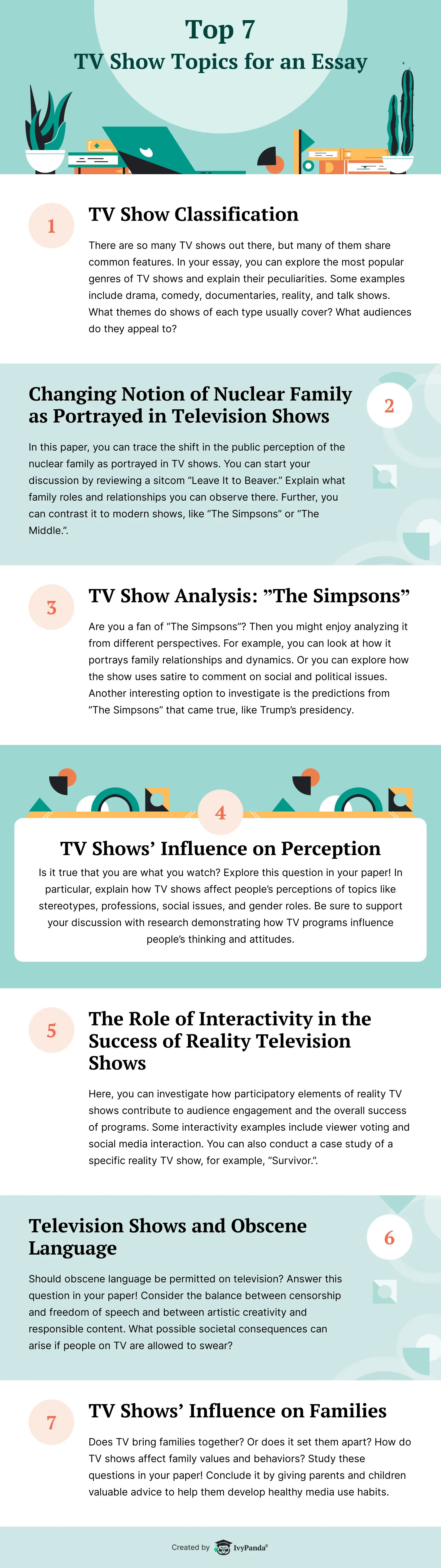 130 TV Show Topic Ideas to Write about & Essay Samples | IvyPanda®