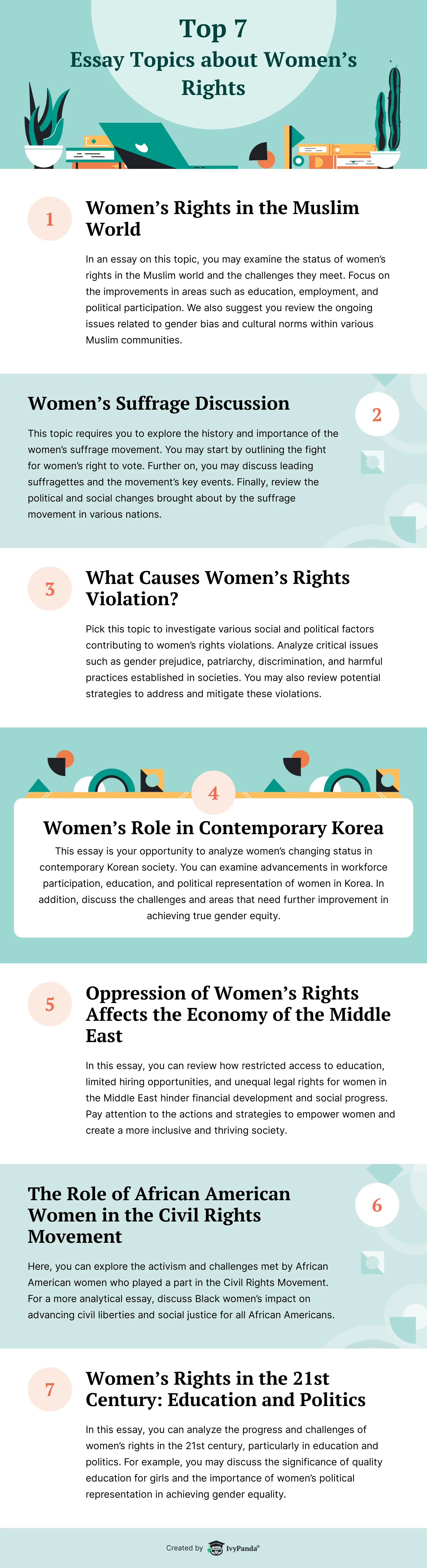 135 Women's Rights Essay Topics and Examples IvyPanda®