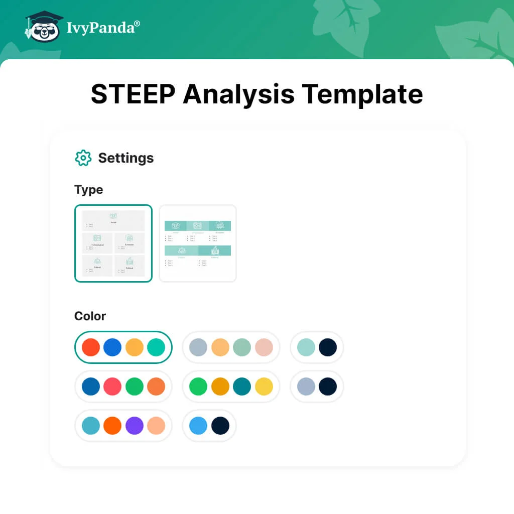 STEEP Analysis Template with Examples