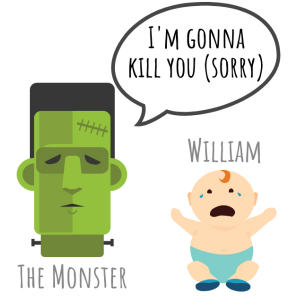 Frankenstein’s synopsis: William Frankenstein Murdered