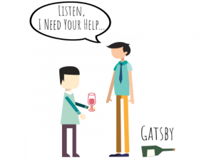 Gatsby befriends Nick and tells him about his old love affair with Daisy.