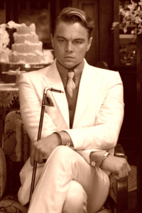 Jay Gatsby in The Great Gatsby.