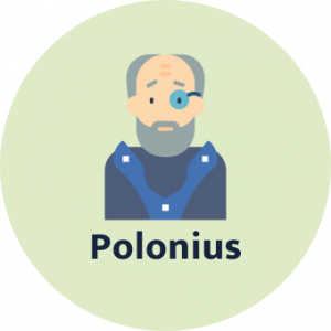 Polonius character analysis.