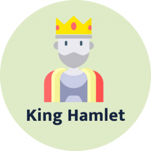 The Ghost as King Hamlet character analysis.