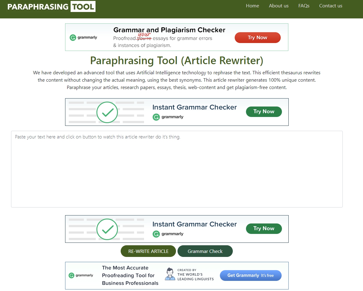 best online paraphrasing tool