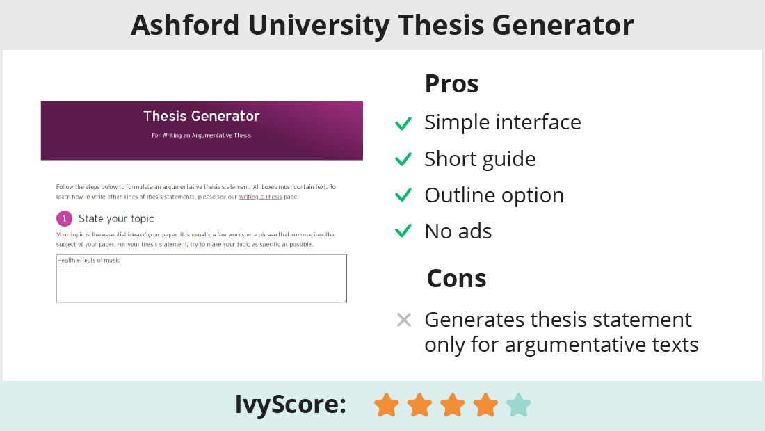 thesis maker for research paper