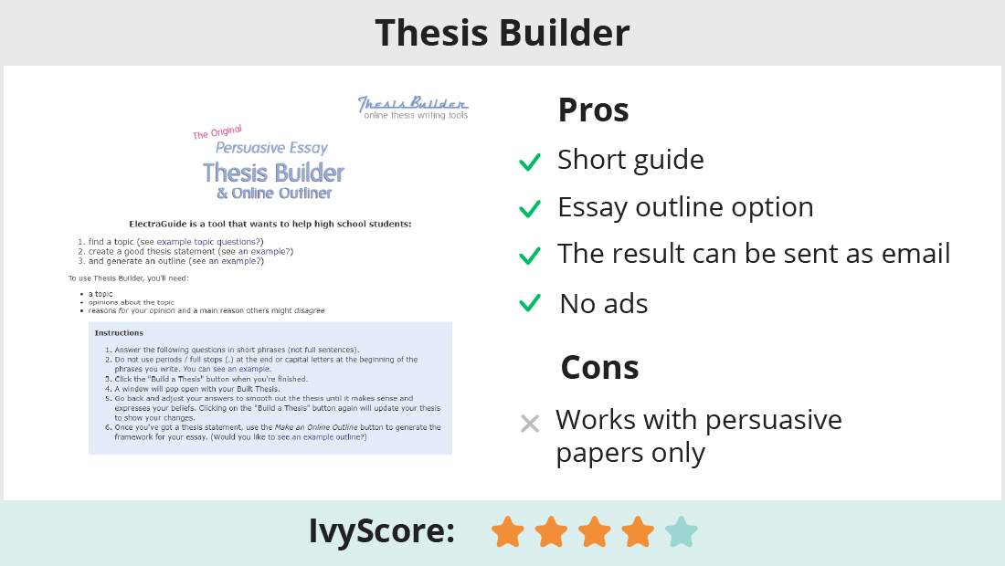 thesis website examples