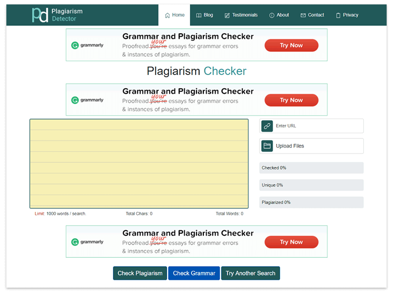online plagiarism checker tool